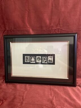 Isamu Noguchi Black Framed Mixed-Media Wall Art